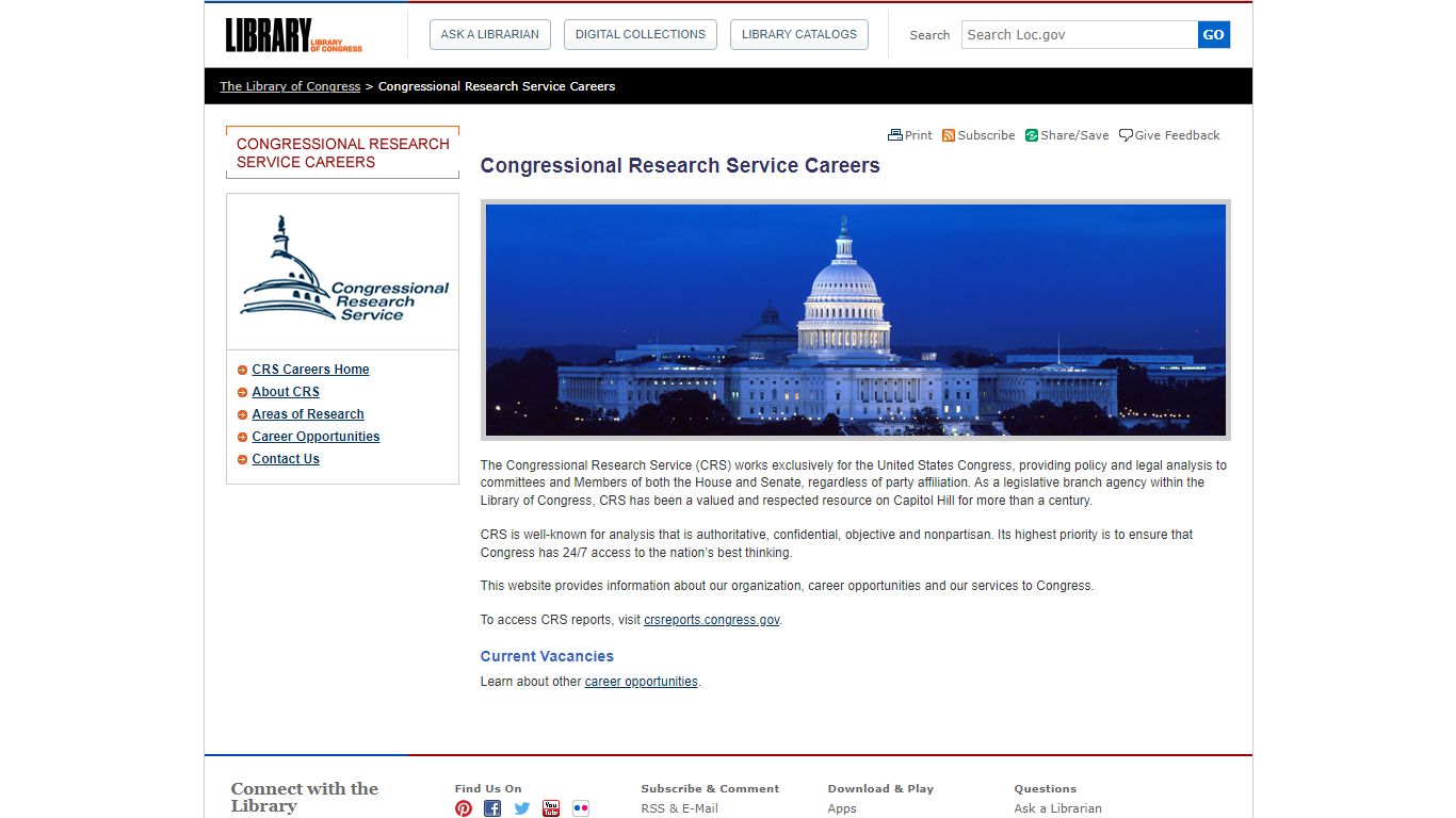 Congressional Research Service (Library of Congress)